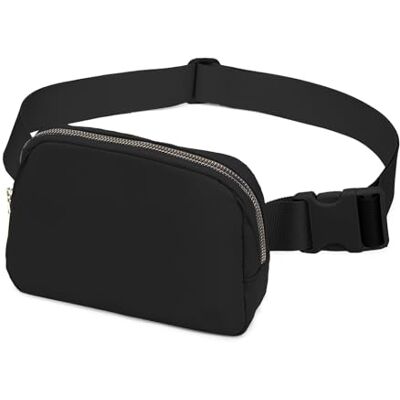 Miss Lulu Heuptas, heuptas, schoudertas voor dames, mobiele telefoon, sport, waterdicht, met loopriem en ritssluiting, licht, geschikt voor hardlopen, reizen, outdoor, zwart, Eén maat, Heuptas Miss Lulu Heuptas, heuptas, schoudertas voor dames, mobiele telefoon, sport, waterdicht, met loopriem en ritssluiting, licht, geschikt voor hardlopen, reizen, outdoor, zwart, Eén maat, Heuptas