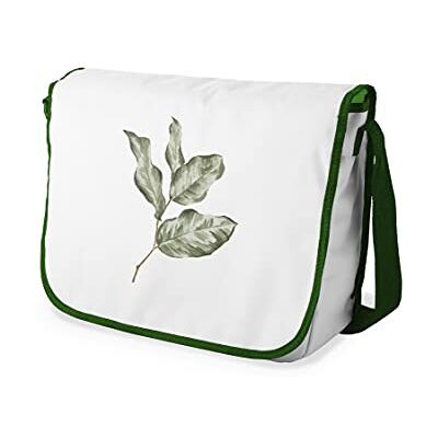 Bonamaison Digitaal bedrukte Messenger schooltas met kaki riem voor studenten, crossbody tas, koerierstas, schoudertas voor kinderen, meisjes, jongens, maat: 29x36 cm Bonamaison Digitaal bedrukte Messenger schooltas met kaki riem voor studenten, crossbody tas, koerierstas, schoudertas voor kinderen, meisjes, jongens, maat: 29x36 cm