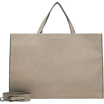 LIEBESKIND BERLIN handtas schoudertas LOU 2 3D Leather Satchel Stone Taupe LIEBESKIND BERLIN handtas schoudertas LOU 2 3D Leather Satchel Stone Taupe