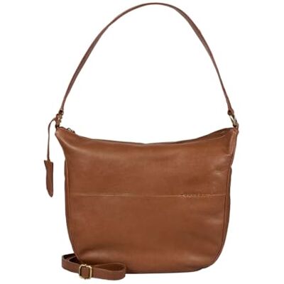 Burkely Natural Norah Hobo Ronde dameshandtas, eenheidsmaat, Cognac, One Size Burkely Natural Norah Hobo Ronde dameshandtas, eenheidsmaat, Cognac, One Size