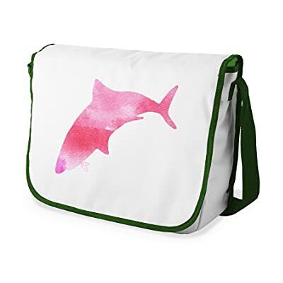 Bonamaison Digitaal bedrukte Messenger schooltas met kaki riem voor studenten, crossbody tas, koerierstas, schoudertas voor kinderen, meisjes, jongens, maat: 29x36 cm Bonamaison Digitaal bedrukte Messenger schooltas met kaki riem voor studenten, crossbody tas, koerierstas, schoudertas voor kinderen, meisjes, jongens, maat: 29x36 cm