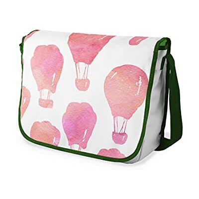 Bonamaison Digitaal bedrukte Messenger schooltas met kaki riem voor studenten, crossbody tas, koerierstas, schoudertas voor kinderen, meisjes, jongens, maat: 29x36 cm Bonamaison Digitaal bedrukte Messenger schooltas met kaki riem voor studenten, crossbody tas, koerierstas, schoudertas voor kinderen, meisjes, jongens, maat: 29x36 cm