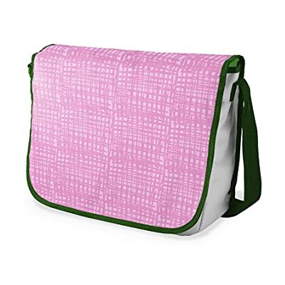 Bonamaison Digitaal bedrukte Messenger schooltas met kaki riem voor studenten, crossbody tas, koerierstas, schoudertas voor kinderen, meisjes, jongens, maat: 29x36 cm Bonamaison Digitaal bedrukte Messenger schooltas met kaki riem voor studenten, crossbody tas, koerierstas, schoudertas voor kinderen, meisjes, jongens, maat: 29x36 cm