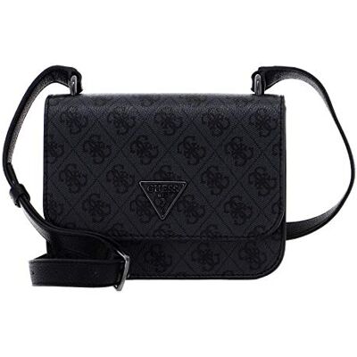 GUESS Noelle Mini Crossbody Flap damestas, eenheidsmaat, Steenkool., Eén maat GUESS Noelle Mini Crossbody Flap damestas, eenheidsmaat, Steenkool., Eén maat