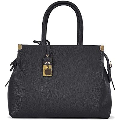 Gabor bags Gela Dames Shopper Schoudertas Ritssluiting Middelgroot Zwart, zwart, 35x13,5x24, Hedendaags Gabor bags Gela Dames Shopper Schoudertas Ritssluiting Middelgroot Zwart, zwart, 35x13,5x24, Hedendaags