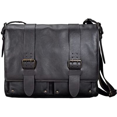 fixbag Pride and Soul FB2047135 Tank Schoudertas met Klickfix Compacte Tas voor Fietsen/Laptop Tas voor 15 Inch Notebook/Schoudertas Gemaakt van echt leer ca. 33 x 39 x 13 cm Donkerbruin fixbag Pride and Soul FB2047135 Tank Schoudertas met Klickfix Compacte Tas voor Fietsen/Laptop Tas voor 15 Inch Notebook/Schoudertas Gemaakt van echt leer ca. 33 x 39 x 13 cm Donkerbruin