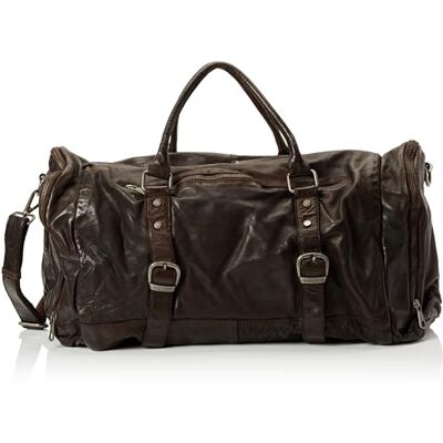 TILDEN Women's Weekender van leer, donkerbruin, donkerbruin, Eén Maat TILDEN Women's Weekender van leer, donkerbruin, donkerbruin, Eén Maat