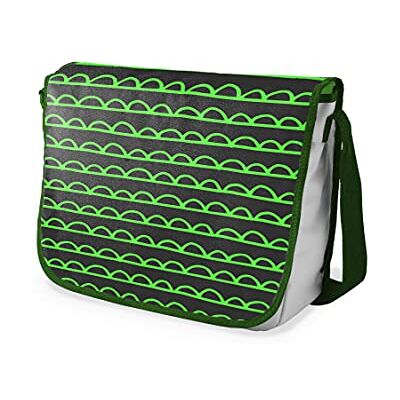 Bonamaison Digitaal bedrukte Messenger schooltas met kaki riem voor studenten, crossbody tas, koerierstas, schoudertas voor kinderen, meisjes, jongens, maat: 29x36 cm Bonamaison Digitaal bedrukte Messenger schooltas met kaki riem voor studenten, crossbody tas, koerierstas, schoudertas voor kinderen, meisjes, jongens, maat: 29x36 cm