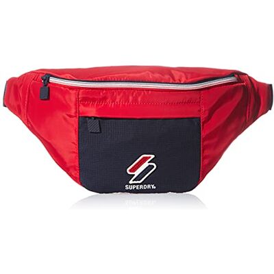 Superdry Sportstyle Bumbag voor heren, andere tassen, Risicovrod., One size Superdry Sportstyle Bumbag voor heren, andere tassen, Risicovrod., One size