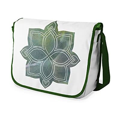 Bonamaison Digitaal bedrukte Messenger schooltas met kaki riem voor studenten, crossbody tas, koerierstas, schoudertas voor kinderen, meisjes, jongens, maat: 29x36 cm Bonamaison Digitaal bedrukte Messenger schooltas met kaki riem voor studenten, crossbody tas, koerierstas, schoudertas voor kinderen, meisjes, jongens, maat: 29x36 cm