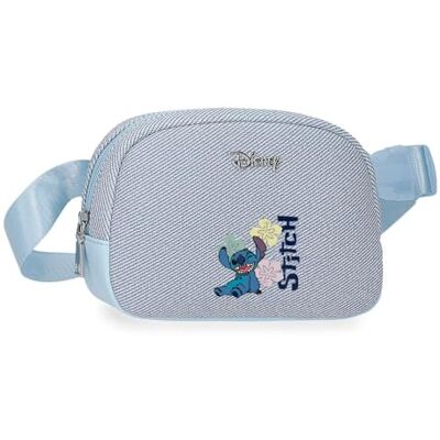 Disney Joumma Tiki Stitch-heuptas, denim, 19 x 13 x 5,5 cm, PU en polyester Disney Joumma Tiki Stitch-heuptas, denim, 19 x 13 x 5,5 cm, PU en polyester