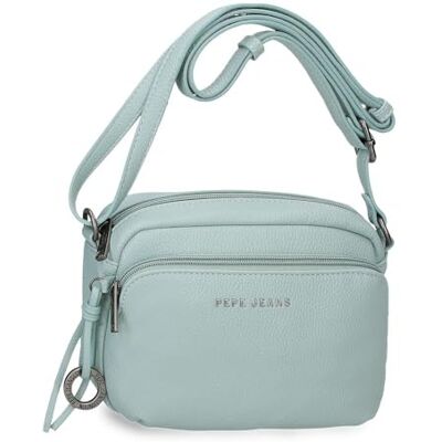 Pepe Jeans Paola Blauw Schoudertas 21x15x6 cm Polyester en PU van Joumma Bags Pepe Jeans Paola Blauw Schoudertas 21x15x6 cm Polyester en PU van Joumma Bags