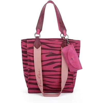 Fritzi aus Preussen Fritzi Izzy02 Canvas Zebra Pink Shopper Katoenmix Damestas Handtas Dames Vegan Zebraprint Afneembaar Brillenetui Festival City Beach Tote Bag Dagelijks Gebruik 39 x 32 x 11 cm – Pink Fritzi aus Preussen Fritzi Izzy02 Canvas Zebra Pink Shopper Katoenmix Damestas Handtas Dames Vegan Zebraprint Afneembaar Brillenetui Festival City Beach Tote Bag Dagelijks Gebruik 39 x 32 x 11 cm – Pink