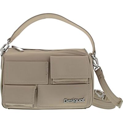 Desigual Damesaccessoires, PU-handtas, eenheidsmaat, Wit, Eén maat Desigual Damesaccessoires, PU-handtas, eenheidsmaat, Wit, Eén maat
