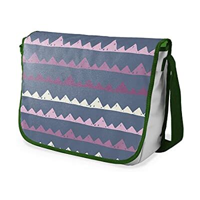 Bonamaison Digitaal bedrukte Messenger schooltas met kaki riem voor studenten, crossbody tas, koerierstas, schoudertas voor kinderen, meisjes, jongens, maat: 29x36 cm Bonamaison Digitaal bedrukte Messenger schooltas met kaki riem voor studenten, crossbody tas, koerierstas, schoudertas voor kinderen, meisjes, jongens, maat: 29x36 cm