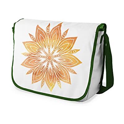 Bonamaison Digitaal bedrukte Messenger schooltas met kaki riem voor studenten, crossbody tas, koerierstas, schoudertas voor kinderen, meisjes, jongens, maat: 29x36 cm Bonamaison Digitaal bedrukte Messenger schooltas met kaki riem voor studenten, crossbody tas, koerierstas, schoudertas voor kinderen, meisjes, jongens, maat: 29x36 cm