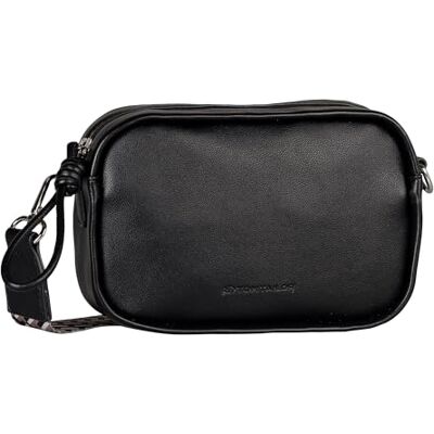 TOM TAILOR Tatiana schoudertas voor dames, handtas, middelgroot, zwart, Medium TOM TAILOR Tatiana schoudertas voor dames, handtas, middelgroot, zwart, Medium