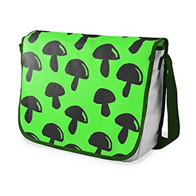 Bonamaison Digitaal bedrukte Messenger schooltas met kaki riem voor studenten, crossbody tas, koerierstas, schoudertas voor kinderen, meisjes, jongens, maat: 29x36 cm Bonamaison Digitaal bedrukte Messenger schooltas met kaki riem voor studenten, crossbody tas, koerierstas, schoudertas voor kinderen, meisjes, jongens, maat: 29x36 cm