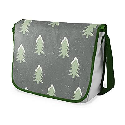 Bonamaison Digitaal bedrukte Messenger schooltas met kaki riem voor studenten, crossbody tas, koerierstas, schoudertas voor kinderen, meisjes, jongens, maat: 29x36 cm Bonamaison Digitaal bedrukte Messenger schooltas met kaki riem voor studenten, crossbody tas, koerierstas, schoudertas voor kinderen, meisjes, jongens, maat: 29x36 cm