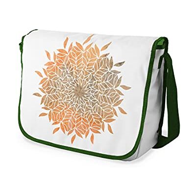 Bonamaison Digitaal bedrukte Messenger schooltas met kaki riem voor studenten, crossbody tas, koerierstas, schoudertas voor kinderen, meisjes, jongens, maat: 29x36 cm Bonamaison Digitaal bedrukte Messenger schooltas met kaki riem voor studenten, crossbody tas, koerierstas, schoudertas voor kinderen, meisjes, jongens, maat: 29x36 cm