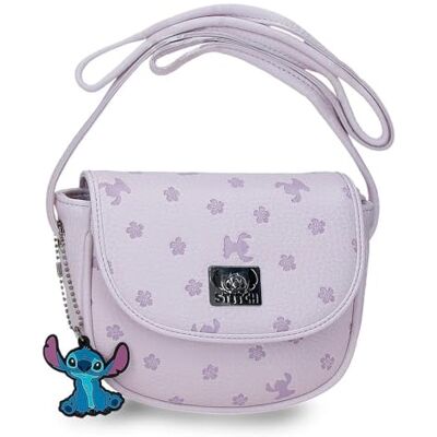 Disney Joumma Bloom Stitch Schoudertas with Paars Flap 16x14x5 cm PU en Polyester Disney Joumma Bloom Stitch Schoudertas with Paars Flap 16x14x5 cm PU en Polyester
