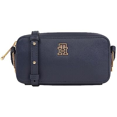 Tommy Hilfiger Schoudertas voor dames, tijdloze cameratas, klein, veelkleurig (ruimteblauw), één maat, Blauw (Space Blue), One Size Tommy Hilfiger Schoudertas voor dames, tijdloze cameratas, klein, veelkleurig (ruimteblauw), één maat, Blauw (Space Blue), One Size