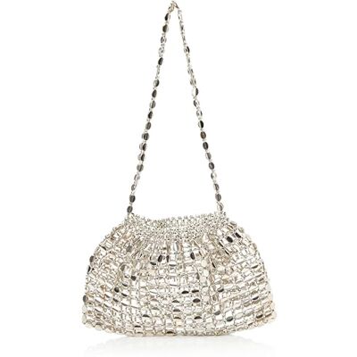 myMo at night Dames handtas tas clutch, zilver, Eén Maat myMo at night Dames handtas tas clutch, zilver, Eén Maat