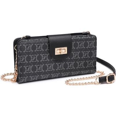 MKP COLLECTION Women Fashion Small Crossbody Shoulder Bag Cell Phone Zip Wallet Purse and Handbags Clutch Credit Card Holder with Chain Strap MKP COLLECTION Women Fashion Small Crossbody Shoulder Bag Cell Phone Zip Wallet Purse and Handbags Clutch Credit Card Holder with Chain Strap