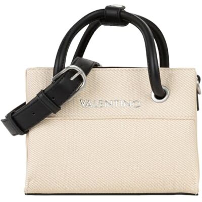 Valentino schoudertas handtas Alexia Summer Shopping Bag Natural/Nero beige Valentino schoudertas handtas Alexia Summer Shopping Bag Natural/Nero beige
