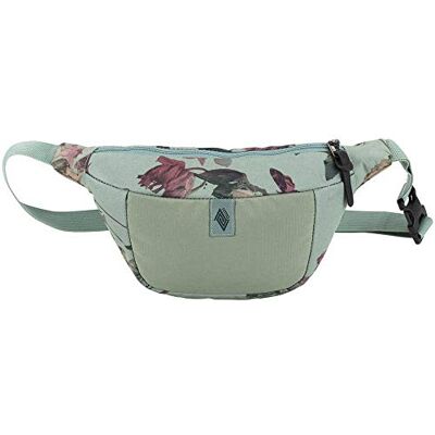 NITRO Hip Bag, stijlvolle borsttas, heuptas met 2 vakken, reistas, Heritage schoudertas, festival heuptas, buiktas, 25 x 14 x 8 cm, Dead Flower NITRO Hip Bag, stijlvolle borsttas, heuptas met 2 vakken, reistas, Heritage schoudertas, festival heuptas, buiktas, 25 x 14 x 8 cm, Dead Flower