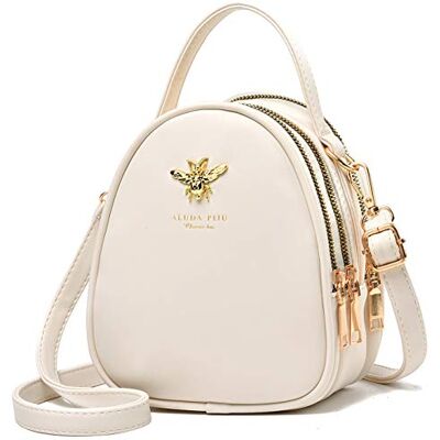 ALUDAPIJU Kleine Crossbody Tassen Schoudertas voor Vrouwen Stijlvolle Dames Messenger Bags Portemonnee en Handtassen Portemonnee, 1-beige, Small ALUDAPIJU Kleine Crossbody Tassen Schoudertas voor Vrouwen Stijlvolle Dames Messenger Bags Portemonnee en Handtassen Portemonnee, 1-beige, Small