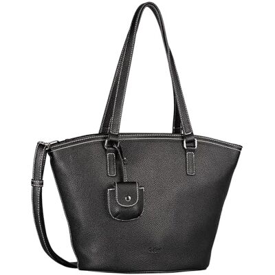 Gabor bags Layla Dames Shopper Schoudertas Ritssluiting Groot, zwart, Large, modern Gabor bags Layla Dames Shopper Schoudertas Ritssluiting Groot, zwart, Large, modern