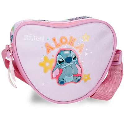 Disney Joumma Stitch You & Me Schoudertas Mauve 17x14.5x4 cm Polyester Disney Joumma Stitch You & Me Schoudertas Mauve 17x14.5x4 cm Polyester