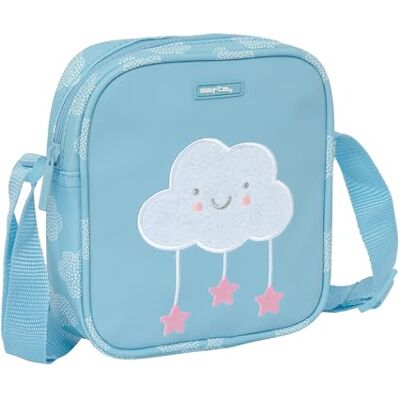 SAFTA PREESCOLAR NUBE Kleine schoudertas voor kinderen, kindertas, ideaal voor kinderen van 5 tot 14 jaar, comfortabel en veelzijdig, kwaliteit en duurzaamheid, 16 x 4 x 18 cm, pastelblauw, Pastel SAFTA PREESCOLAR NUBE Kleine schoudertas voor kinderen, kindertas, ideaal voor kinderen van 5 tot 14 jaar, comfortabel en veelzijdig, kwaliteit en duurzaamheid, 16 x 4 x 18 cm, pastelblauw, Pastel