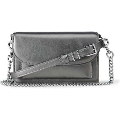 Amazon Essentials Converteerbare crossbody-clutch voor dames met verwisselbare bandjes, Geweer, One Size Amazon Essentials Converteerbare crossbody-clutch voor dames met verwisselbare bandjes, Geweer, One Size