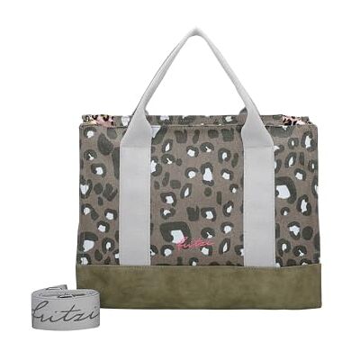 Fritzi aus Preussen Fritzi Canvas Tote Bag Leo Jungle Shopper Katoenmix Damestas Handtas Dames Vegan Leoprint Festival City Beach Dagelijks Gebruik 29,5 x 40 x 14 cm – Groen Fritzi aus Preussen Fritzi Canvas Tote Bag Leo Jungle Shopper Katoenmix Damestas Handtas Dames Vegan Leoprint Festival City Beach Dagelijks Gebruik 29,5 x 40 x 14 cm – Groen