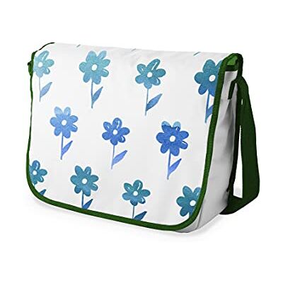 Bonamaison Digitaal bedrukte Messenger schooltas met kaki riem voor studenten, crossbody tas, koerierstas, schoudertas voor kinderen, meisjes, jongens, maat: 29x36 cm Bonamaison Digitaal bedrukte Messenger schooltas met kaki riem voor studenten, crossbody tas, koerierstas, schoudertas voor kinderen, meisjes, jongens, maat: 29x36 cm
