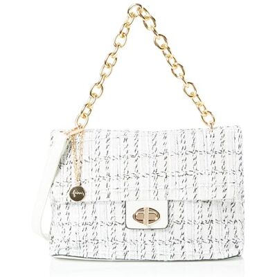 NAEMI dames handtas shopper, Wit meerkleurig, Eén Maat NAEMI dames handtas shopper, Wit meerkleurig, Eén Maat