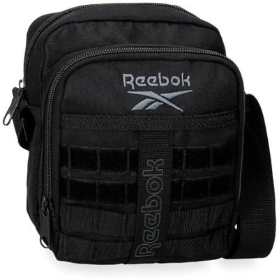 Reebok Cross One Schoudertas Zwart 15x19,5x6 cms Polyester van Joumma Bags Reebok Cross One Schoudertas Zwart 15x19,5x6 cms Polyester van Joumma Bags