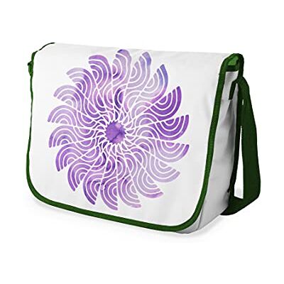 Bonamaison Digitaal bedrukte Messenger schooltas met kaki riem voor studenten, crossbody tas, koerierstas, schoudertas voor kinderen, meisjes, jongens, maat: 29x36 cm Bonamaison Digitaal bedrukte Messenger schooltas met kaki riem voor studenten, crossbody tas, koerierstas, schoudertas voor kinderen, meisjes, jongens, maat: 29x36 cm
