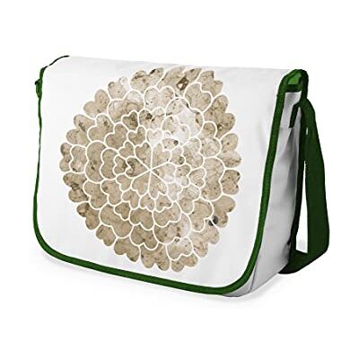 Bonamaison Digitaal bedrukte Messenger schooltas met kaki riem voor studenten, crossbody tas, koerierstas, schoudertas voor kinderen, meisjes, jongens, maat: 29x36 cm Bonamaison Digitaal bedrukte Messenger schooltas met kaki riem voor studenten, crossbody tas, koerierstas, schoudertas voor kinderen, meisjes, jongens, maat: 29x36 cm