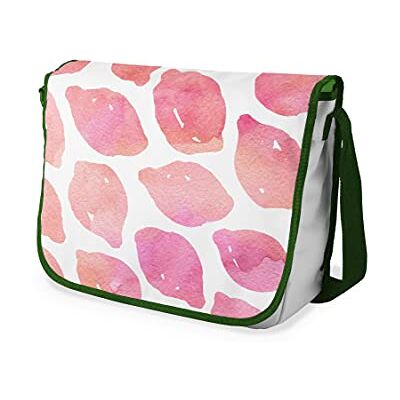 Bonamaison Digitaal bedrukte Messenger schooltas met kaki riem voor studenten, crossbody tas, koerierstas, schoudertas voor kinderen, meisjes, jongens, maat: 29x36 cm Bonamaison Digitaal bedrukte Messenger schooltas met kaki riem voor studenten, crossbody tas, koerierstas, schoudertas voor kinderen, meisjes, jongens, maat: 29x36 cm