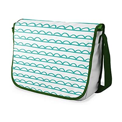 Bonamaison Digitaal bedrukte Messenger schooltas met kaki riem voor studenten, crossbody tas, koerierstas, schoudertas voor kinderen, meisjes, jongens, maat: 29x36 cm Bonamaison Digitaal bedrukte Messenger schooltas met kaki riem voor studenten, crossbody tas, koerierstas, schoudertas voor kinderen, meisjes, jongens, maat: 29x36 cm