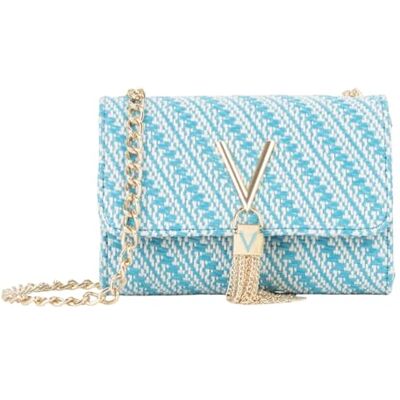 Valentino schoudertas Divina Summer Flap Bag Turch/Multi Lichtblauw Valentino schoudertas Divina Summer Flap Bag Turch/Multi Lichtblauw