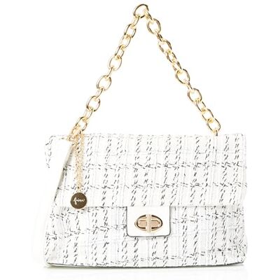 NALLY dames handtas shopper, Wit meerkleurig, Eén Maat NALLY dames handtas shopper, Wit meerkleurig, Eén Maat