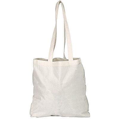 eBuyGB Verpakking van 1/3/5/10/25/50/100 effen natuurlijk katoen, boodschappen dode tassen, milieuvriendelijke shoppers, naturel, 3, strandtas eBuyGB Verpakking van 1/3/5/10/25/50/100 effen natuurlijk katoen, boodschappen dode tassen, milieuvriendelijke shoppers, naturel, 3, strandtas