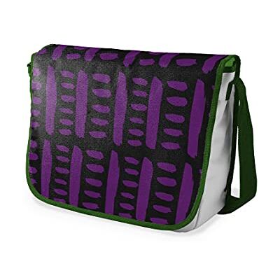 Bonamaison Digitaal bedrukte Messenger schooltas met kaki riem voor studenten, crossbody tas, koerierstas, schoudertas voor kinderen, meisjes, jongens, maat: 29x36 cm Bonamaison Digitaal bedrukte Messenger schooltas met kaki riem voor studenten, crossbody tas, koerierstas, schoudertas voor kinderen, meisjes, jongens, maat: 29x36 cm