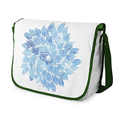 Bonamaison Digitaal bedrukte Messenger schooltas met kaki riem voor meisjes en jongens, boodschappentassen voor scholieren, schoudertassen, grootte: 29x36 cm Bonamaison Digitaal bedrukte Messenger schooltas met kaki riem voor meisjes en jongens, boodschappentassen voor scholieren, schoudertassen, grootte: 29x36 cm