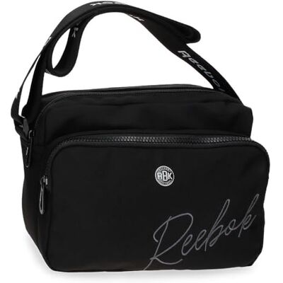 Reebok schoudertas met twee compartimenten, 25 x 16 x 6, 5 cms polyester van Joumma Bags, paars, zwart Reebok schoudertas met twee compartimenten, 25 x 16 x 6, 5 cms polyester van Joumma Bags, paars, zwart