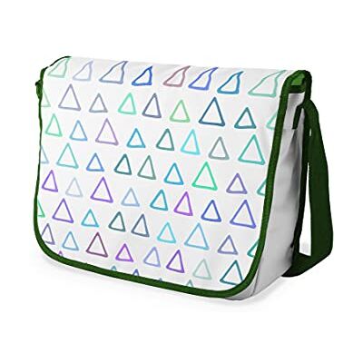 Bonamaison Digitaal bedrukte Messenger schooltas met kaki riem voor studenten, crossbody tas, koerierstas, schoudertas voor kinderen, meisjes, jongens, maat: 29x36 cm Bonamaison Digitaal bedrukte Messenger schooltas met kaki riem voor studenten, crossbody tas, koerierstas, schoudertas voor kinderen, meisjes, jongens, maat: 29x36 cm